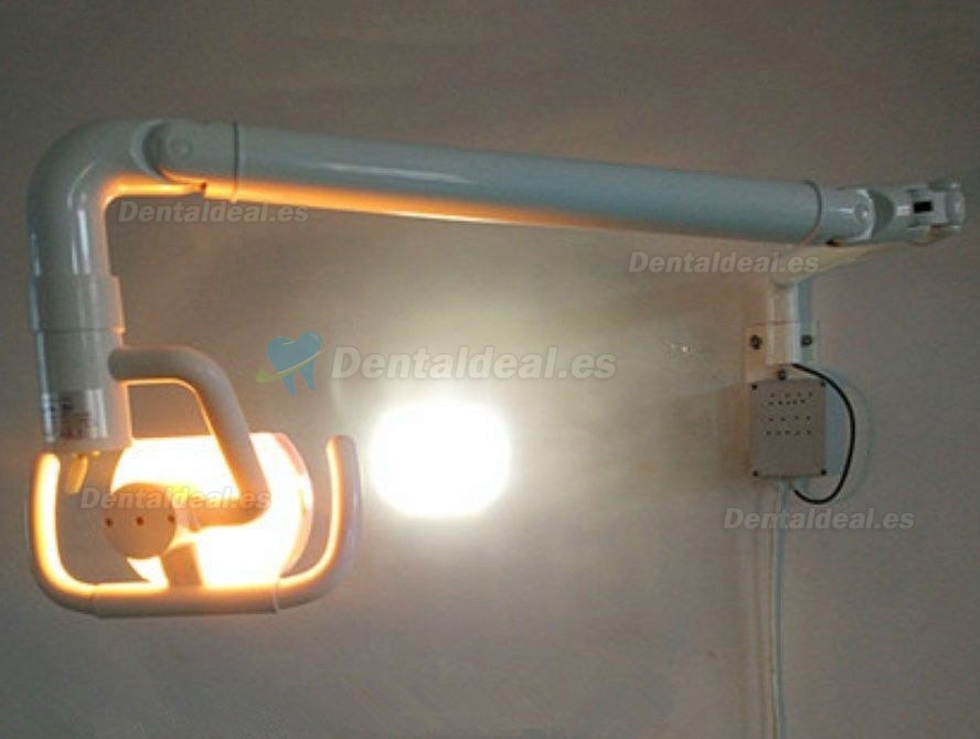 50W Lámpara Ligera Oral Médica del Colgante de Pared con la Luz Fría Shadowless del brazo